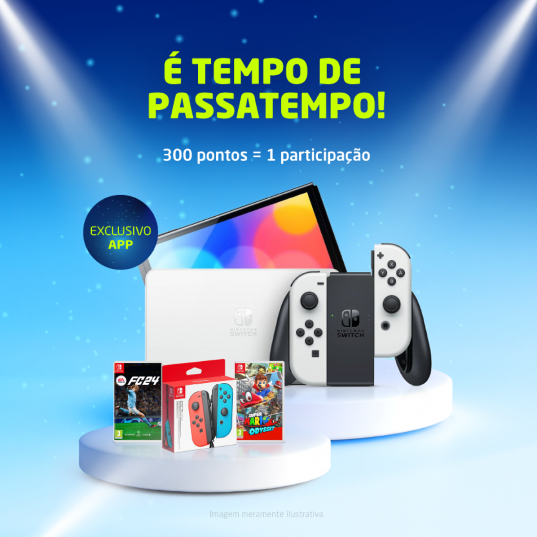 App Alves Bandeira tem uma Nintendo Switch para oferecer!